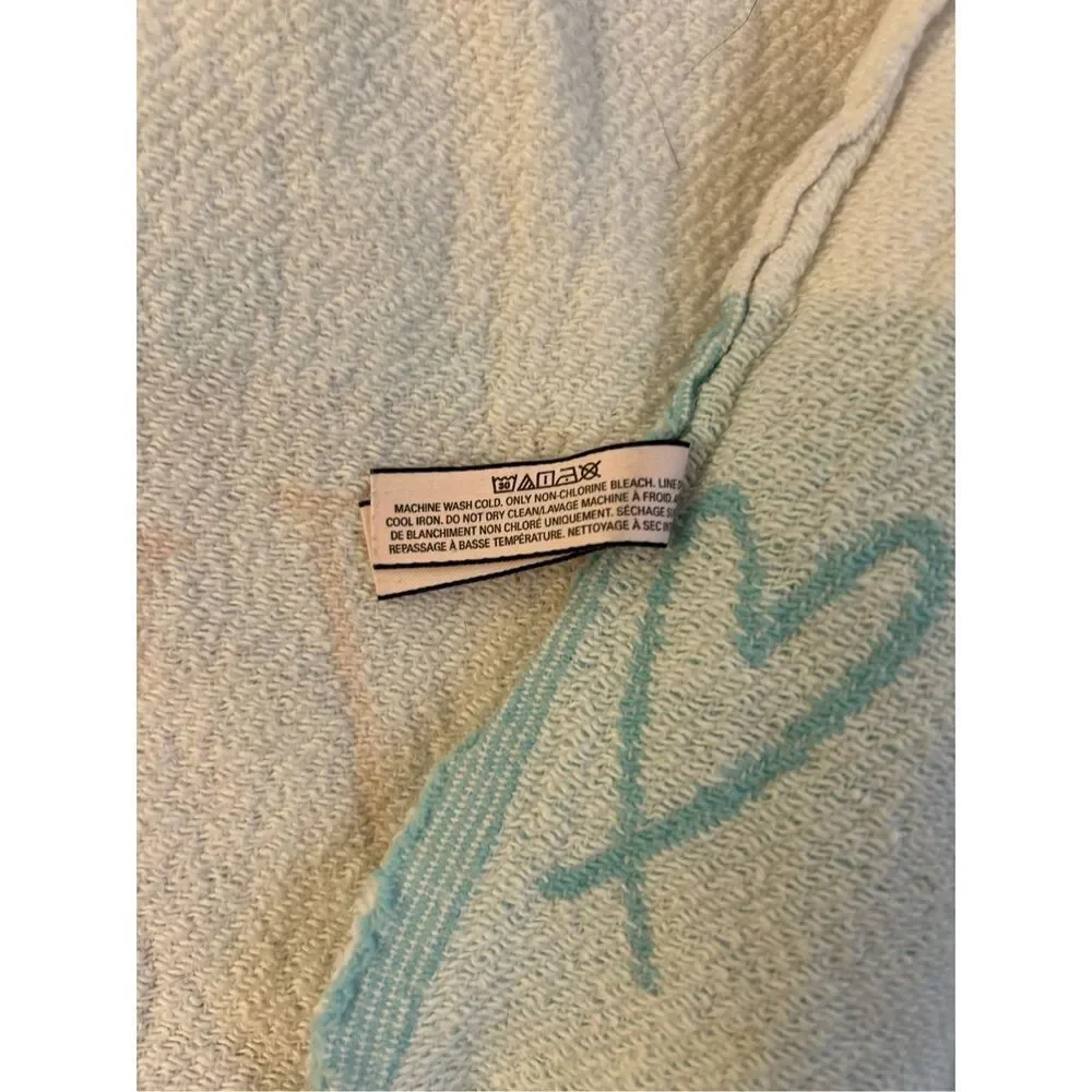VS Victoria‎ Secret Beach blanket pastel stripes cotton rn#54867
